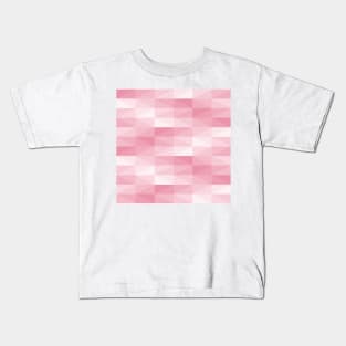 Messy pink arrows tiles background Kids T-Shirt